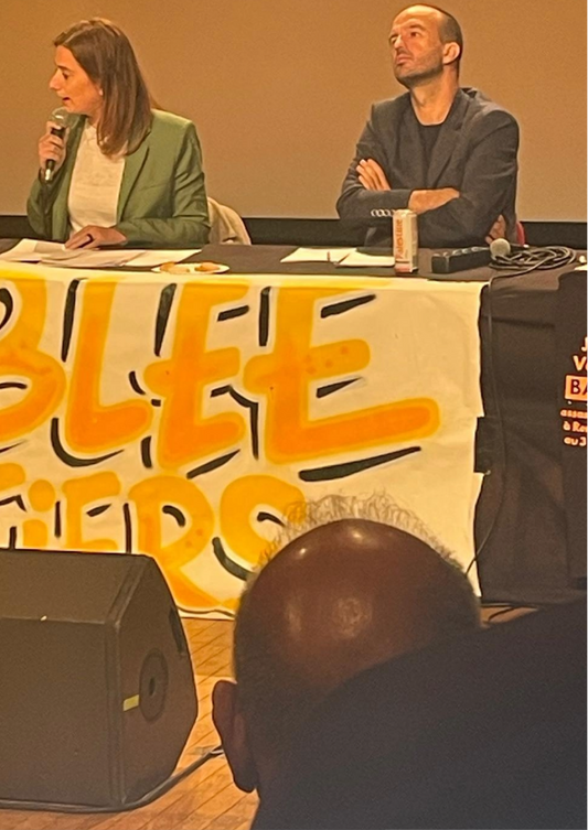 à Pantin, des cadres de la gauche défendent leur New Deal avec les Français ultraprécaires