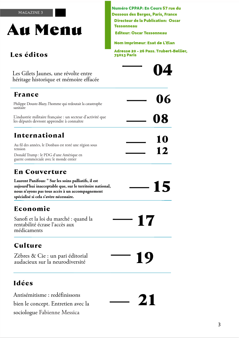 Laurent Panifous: "La France souffre globalement dâun dĂ©ficit de culture palliative"