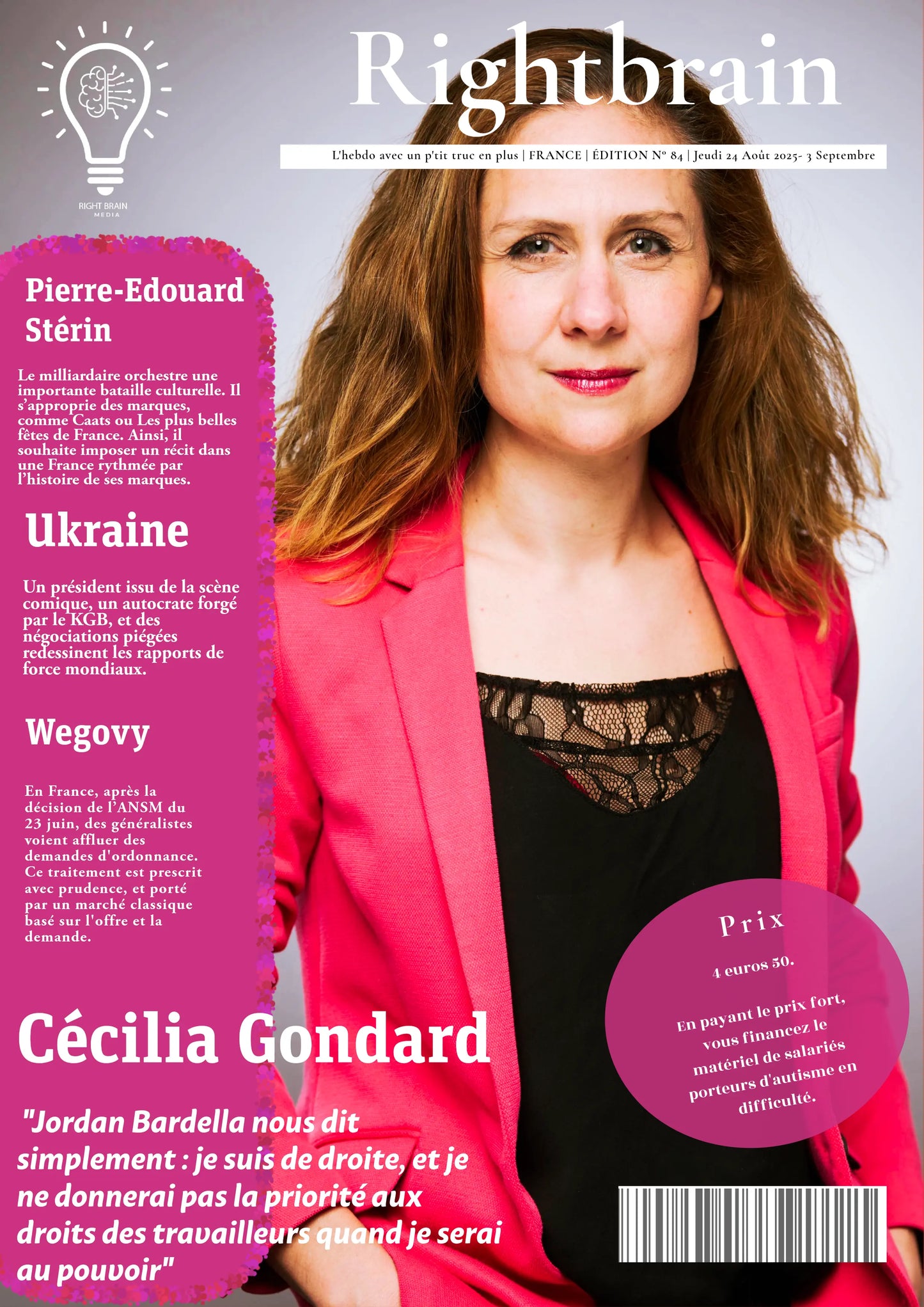 Cécilia Gondard "Jordan Bardella nous dit simplement : je suis de droite, et je ne donnerai pas la priorité aux droits des travailleurs quand je serai au pouvoir