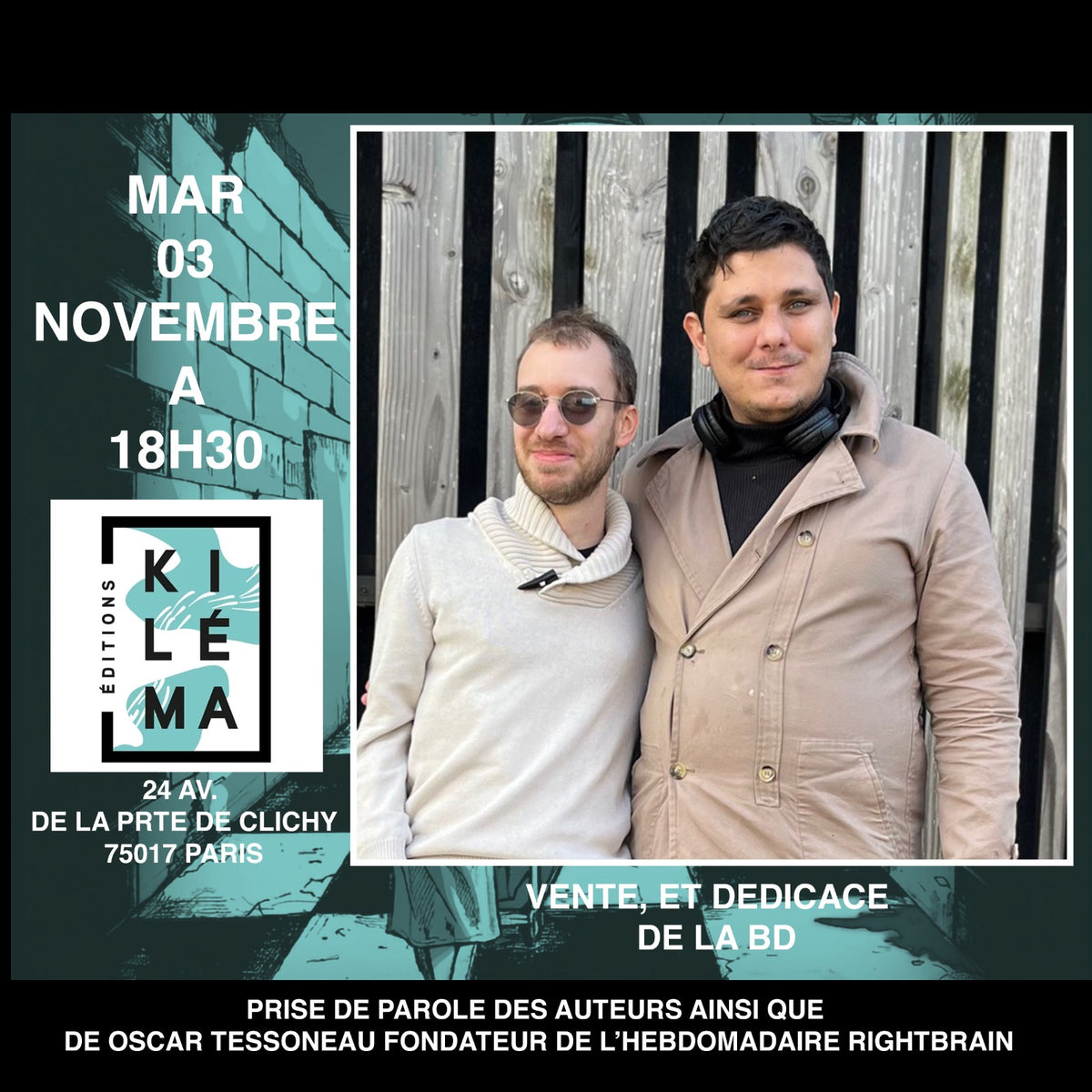 Inscription â SoirĂ©e « Aktion T4 », mardi 3 novembre 2026