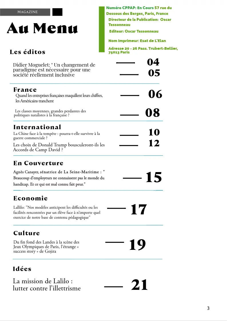 Agnès Canayer: " Quand un jeune en situation de handicap veut travailler, il ne devrait pas être freiné par des délais bureaucratiques. " - Rightbrain Magazine store