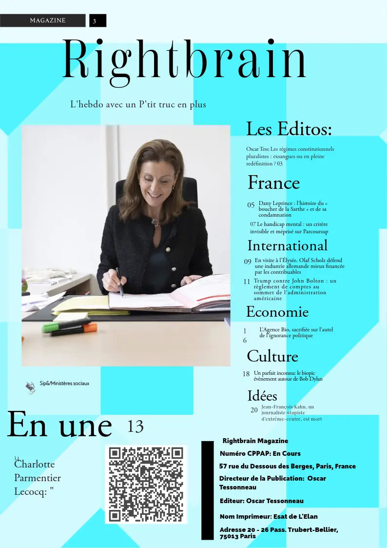 Charlotte Parmentier-Lecocq, Ministre dĂ©lĂ©guĂ©e chargĂ©e des Personnes handicapĂ©es : "La compĂ©titivitĂ© ne doit pas ĂȘtre opposĂ©e Ă une Ă©conomie inclusive." - Rightbrain Magazine store
