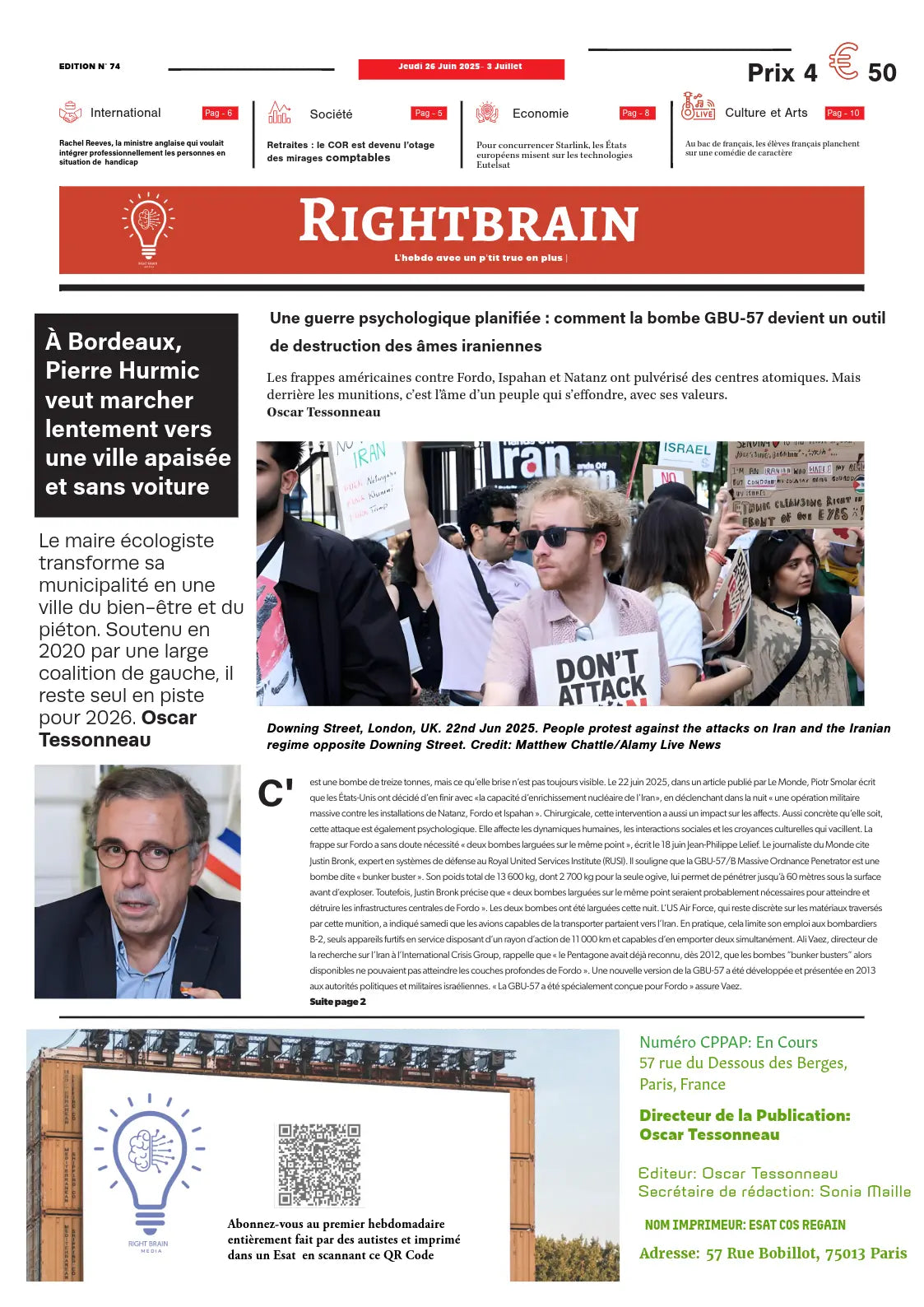Numéro 75 - Rightbrain Magazine store