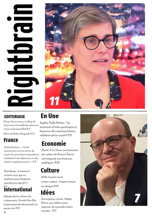 Sophie Taille-Polian: Une députée opposée à La "Bollorisation" du marché des hebdomadaires - Rightbrain Magazine store