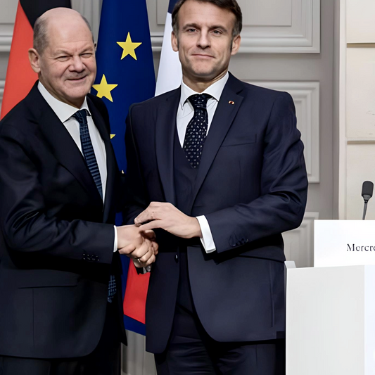 En visite à l'Élysée, Olaf Scholz défend une industrie allemande mieux financée par les contribuables