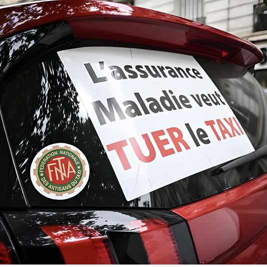 En France, l’assurance-maladie maintient à flot des milliers de taxis