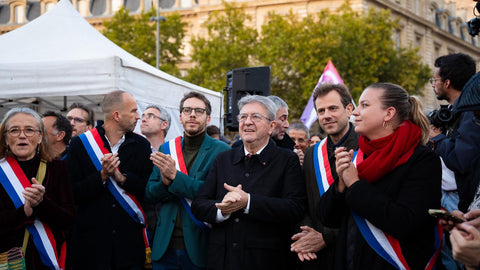 À Saint-Denis, Jean-Luc Mélenchon organise son premier bien de foule présidentiel