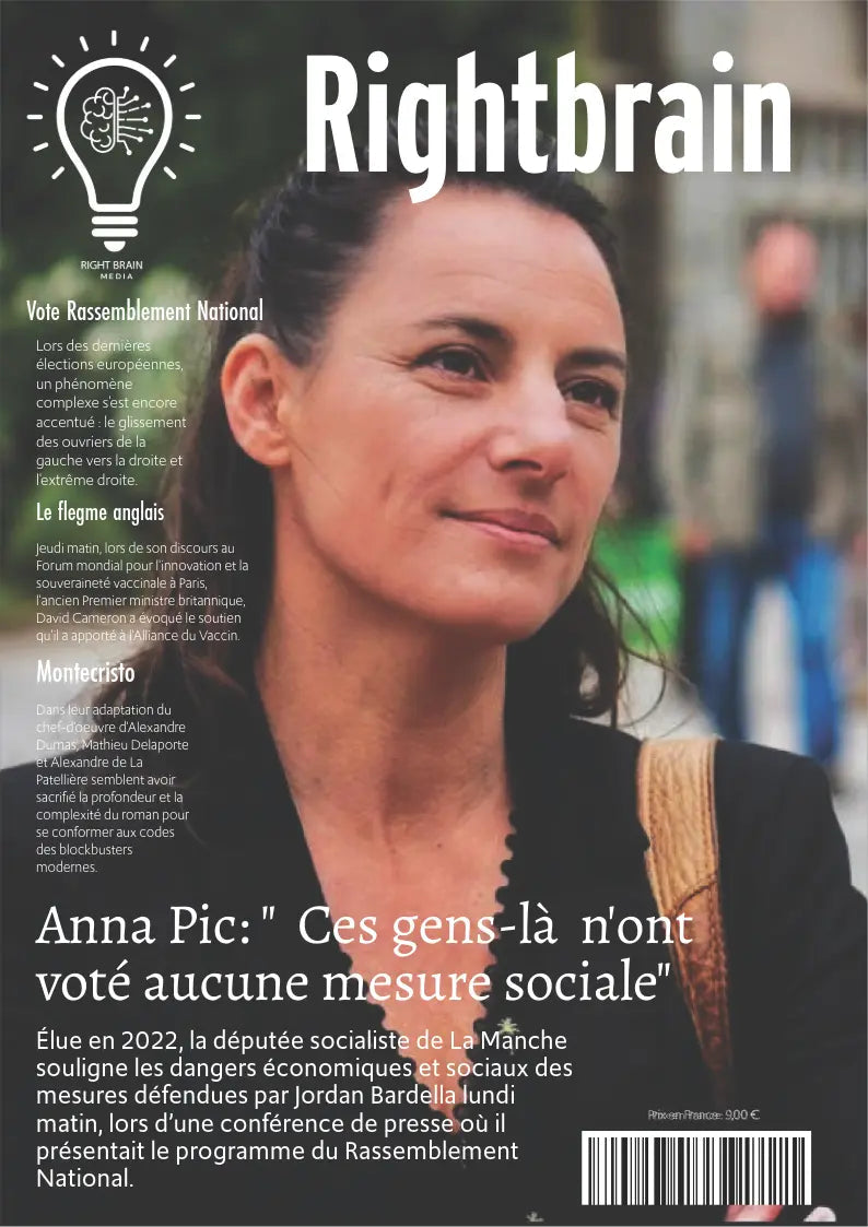 Anna Pic: " Ces gens-là n'ont voté aucune mesure sociale" - Rightbrain Magazine store