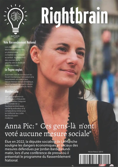 Anna Pic: " Ces gens-là n'ont voté aucune mesure sociale" - Rightbrain Magazine store
