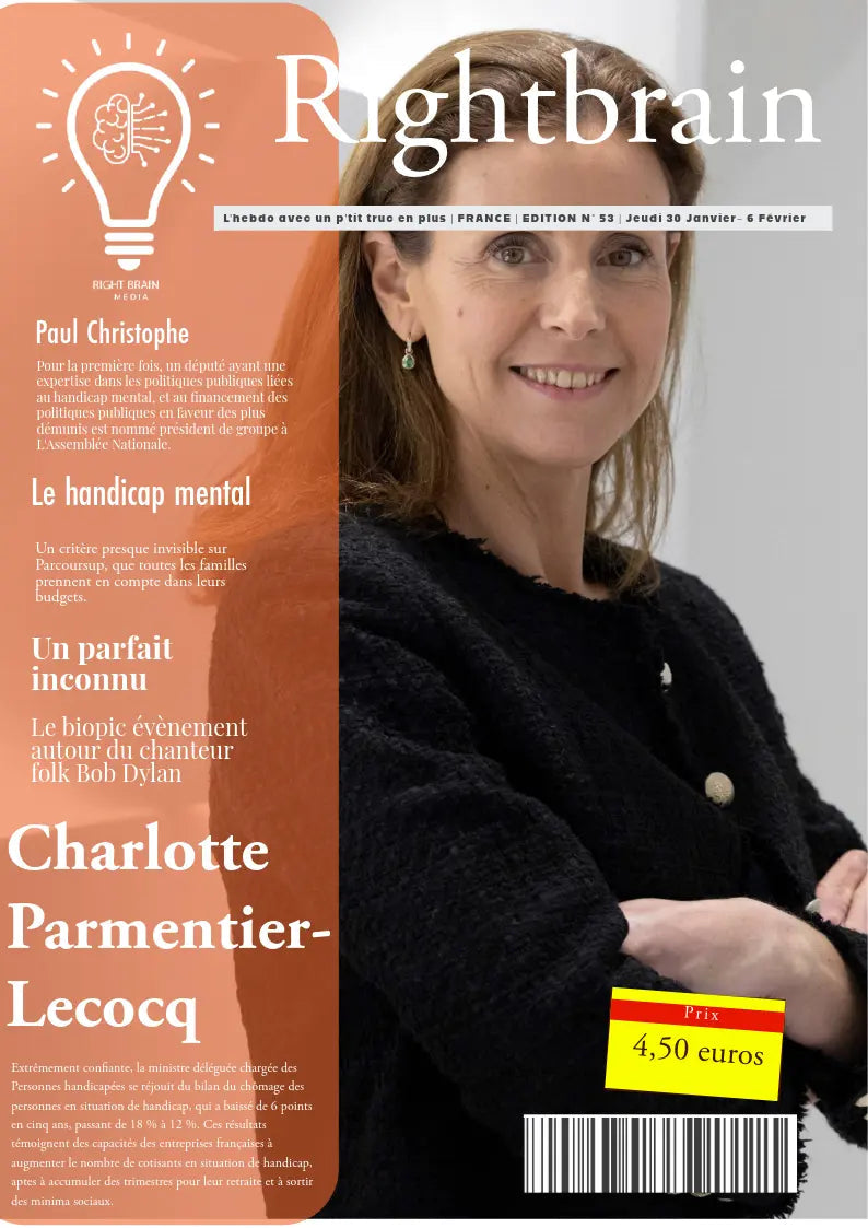 Charlotte Parmentier-Lecocq, Ministre déléguée chargée des Personnes handicapées : "La compétitivité ne doit pas être opposée à une économie inclusive." - Rightbrain Magazine store