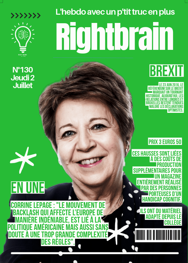 Corrine Lepage : "Le mouvement de Backlash qui affecte l’Europe de manière indéniable, est lié à la politique américaine mais aussi sans doute à une trop grande complexité des règles" - Rightbrain Magazine store