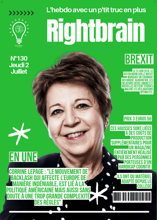 Corrine Lepage : "Le mouvement de Backlash qui affecte l’Europe de manière indéniable, est lié à la politique américaine mais aussi sans doute à une trop grande complexité des règles" - Rightbrain Magazine store
