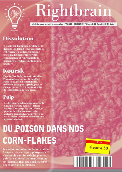 Du poison dans nos corn-flakes - Rightbrain Magazine store