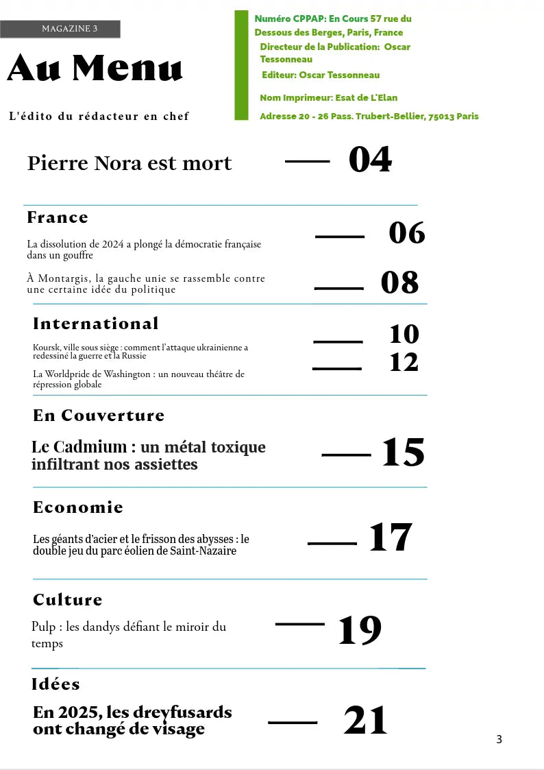 Du poison dans nos corn-flakes - Rightbrain Magazine store