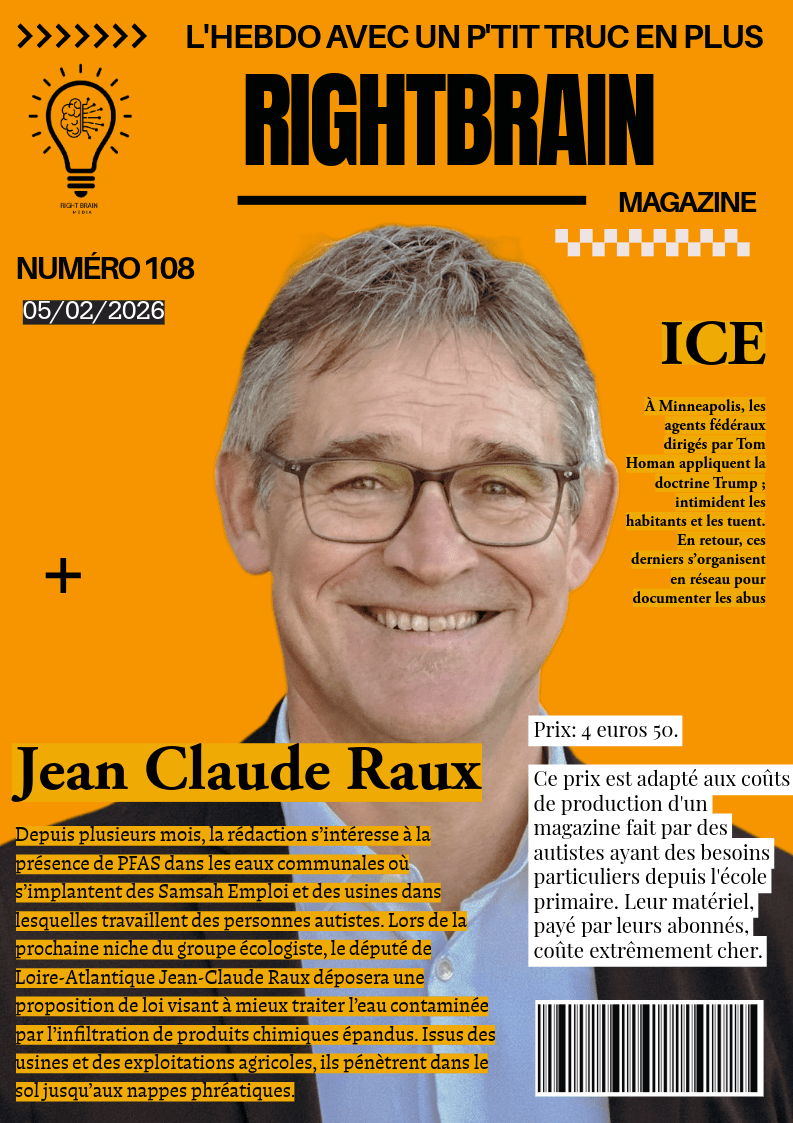 Jean-Claude Raux : " Les Pfas sont associés à des cancers et de nombreuses perturbations du système immunitaire" - Rightbrain Magazine store