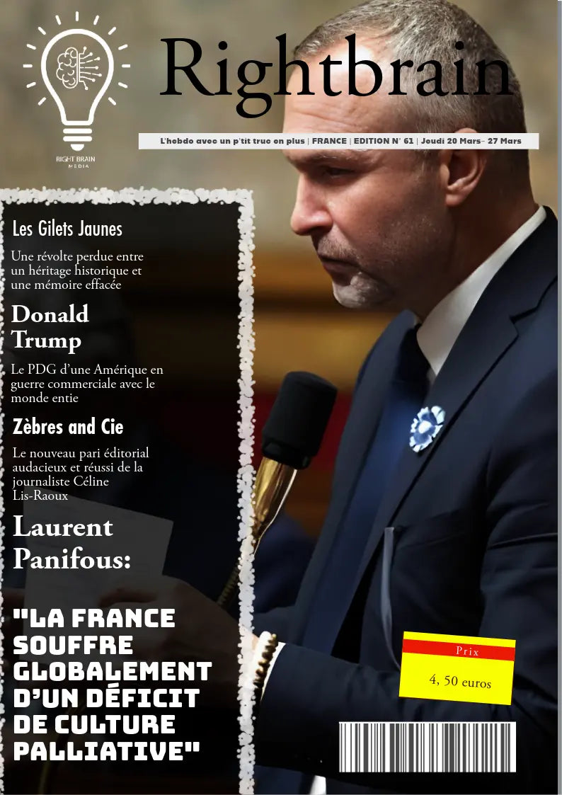 Laurent Panifous: "La France souffre globalement d’un déficit de culture palliative" - Rightbrain Magazine store