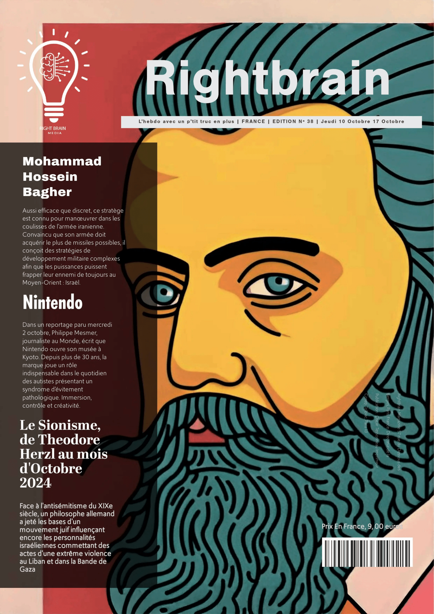 Le Sionisme, de Theodore Herzl au mois d'Octobre 2024 - Rightbrain Magazine store