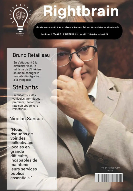 Nicolas Sansu : "Nous risquons de voir des collectivités locales en grande diﬀiculté, incapables de maintenir leurs services publics essentiels." - Rightbrain Magazine store