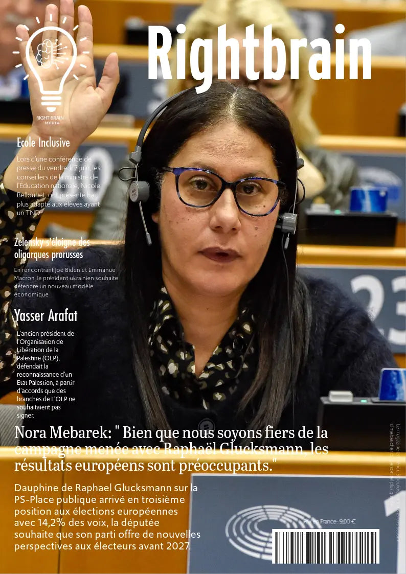 Nora Mebarek: " Bien que nous soyons fiers de la campagne menée avec Raphaël Glucksmann, les résultats européens sont préoccupants." - Rightbrain Magazine store