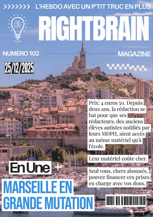 Numéro 102: Marseille en pleine mutation - Rightbrain Magazine store