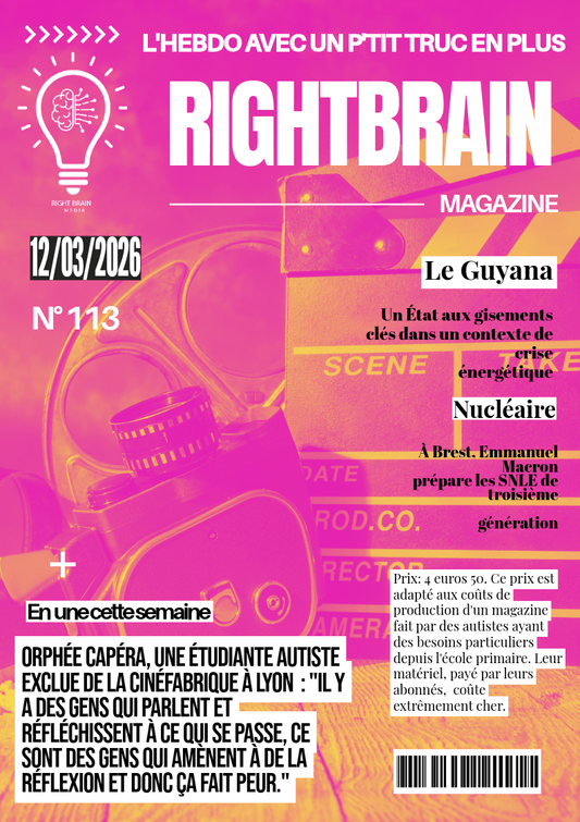 Orphée CAMÉRA, une étudiante Autiste exclue de la Cinéfabrique à Lyon : "Il y à des gens qui parlent et réfléchissent à ce qui se passe, ce sont des gens qui amènent à de la réflexion et donc ça fait peur." - Rightbrain Magazine store
