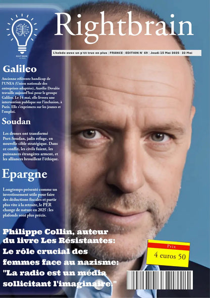 Philippe Collin, auteur du livre Les Résistantes: Le rôle crucial des femmes face au nazisme: "La radio est un média sollicitant l'imaginaire." - Rightbrain Magazine store