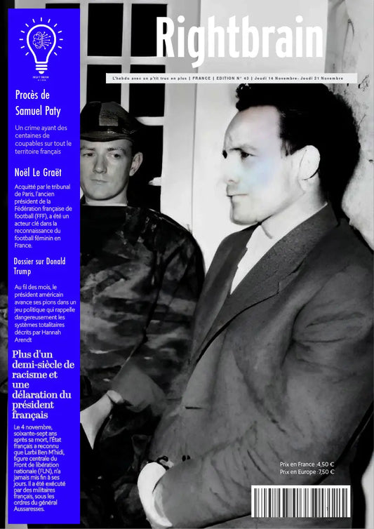 Plus d'un demi-siècle sur la mort de Larbi Ben M'Hidi et une déclaration du président français - Rightbrain Magazine store