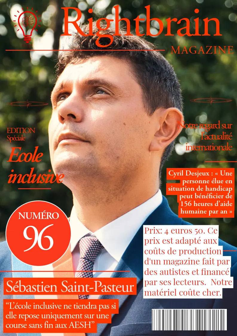 Sébastien Saint-Pasteur “L’école inclusive ne tiendra pas si elle repose uniquement sur une course sans fin aux AESH” - Rightbrain Magazine store