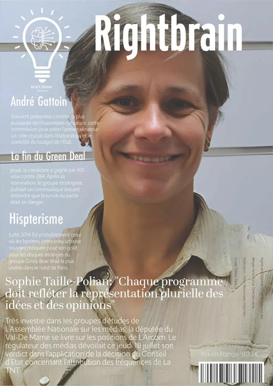 Sophie Taille-Polian: Une députée opposée à La "Bollorisation" du marché des hebdomadaires - Rightbrain Magazine store