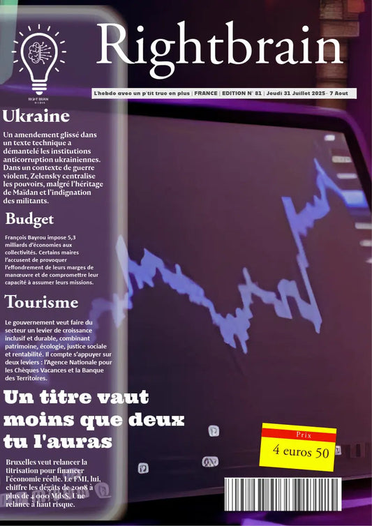 Titrisation financière: Un titre vaut moins que deux tu l'auras - Rightbrain Magazine store